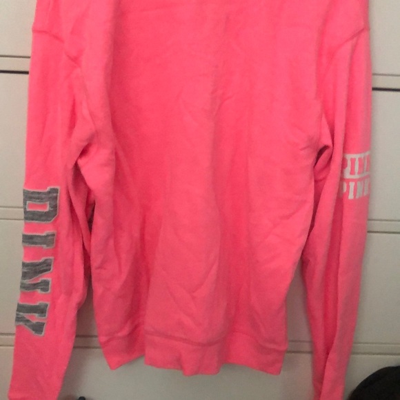 Pink Quarter Zip Sweatshirt - Picture 2 of 2